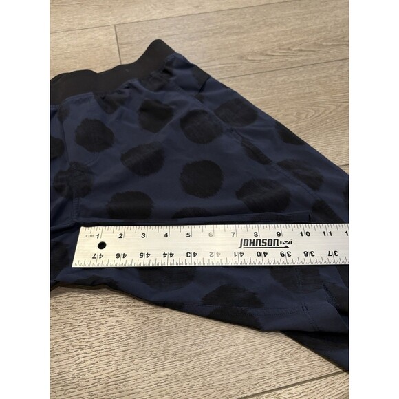 Lululemon Mens Pace Breaker Shorts 10” Linerless Dot All Over Pattern Large Blue - Picture 4 of 7
